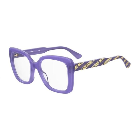 NEW MOSCHINO EYEGLASSES PURPLE WOMEN EYEWEAR MOSCHINO MOS614 0B3V 00